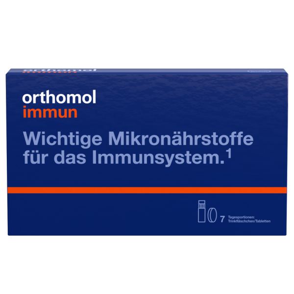 ORTHOMOL Immun Trinkfläschchen & Tabletten Kombipackung