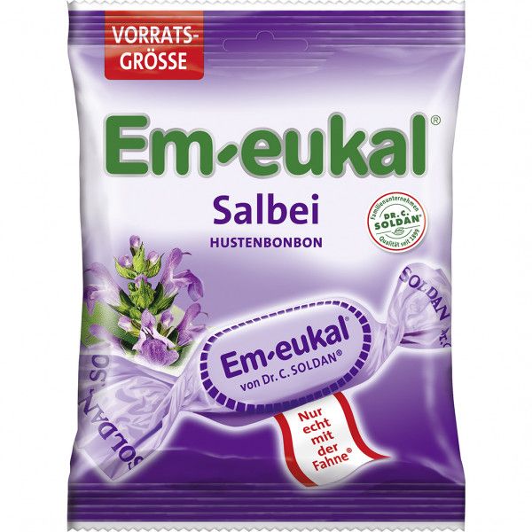 EM-EUKAL Bonbons Salbei zuckerhaltig