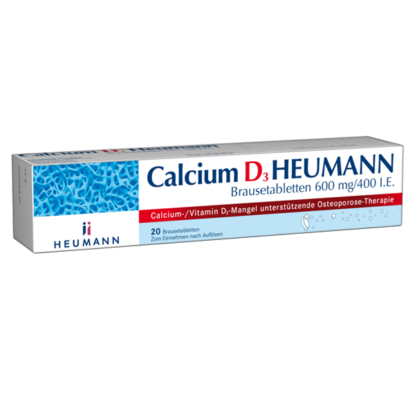 CALCIUM D3 Heumann Brausetabletten 600 mg/400 I.E.