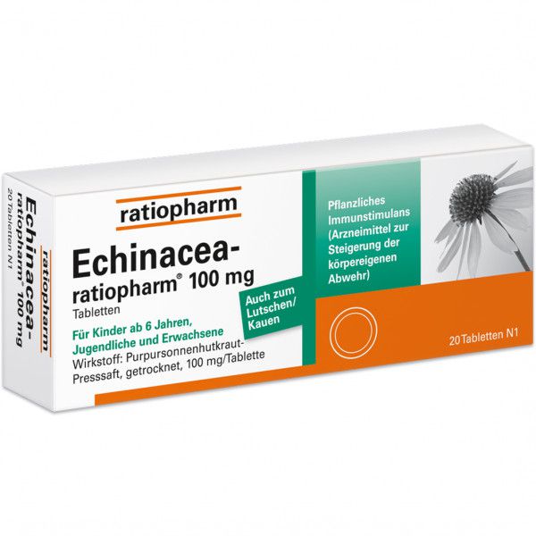 ECHINACEA-RATIOPHARM 100 mg Tabletten