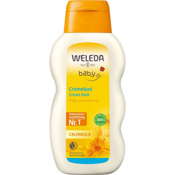 Weleda Baby Cremebad Calendula - reinigt mild & pflegt sanft