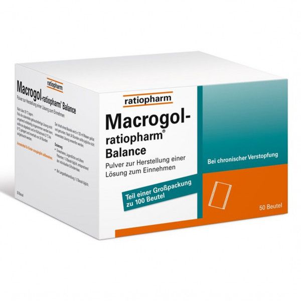 MACROGOL-ratiopharm Balance Plv.z.H.e.L.z.Einn.