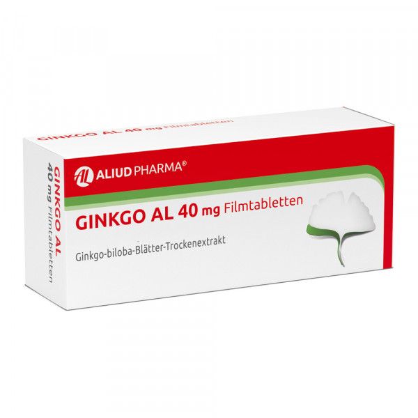 Ginkgo AL 40 mg Filmtabletten bei altersbedingten Gedächtniseinbußen mit leichter Demenz