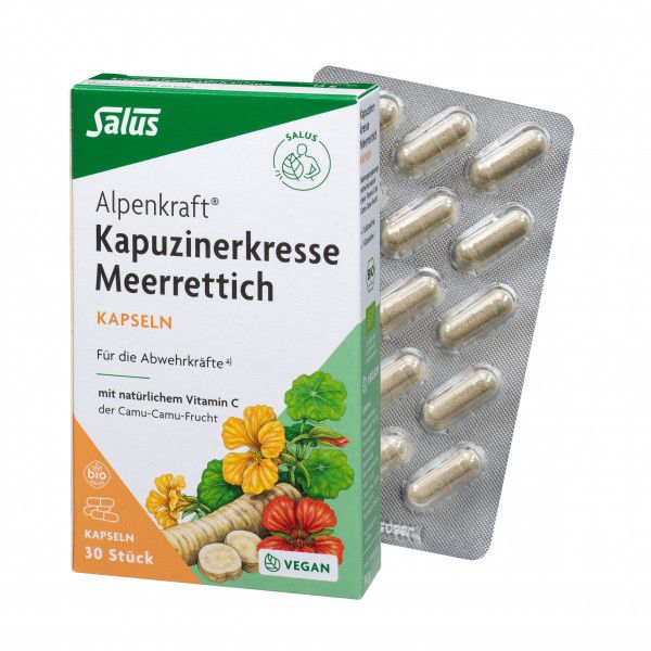 KAPUZINERKRESSE-MEERRETTICH Kapseln Alpenkraft BIO