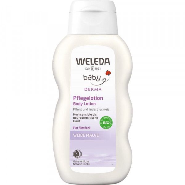 Weleda Baby Pflegelotion Weiße Malve - hochsensible Haut