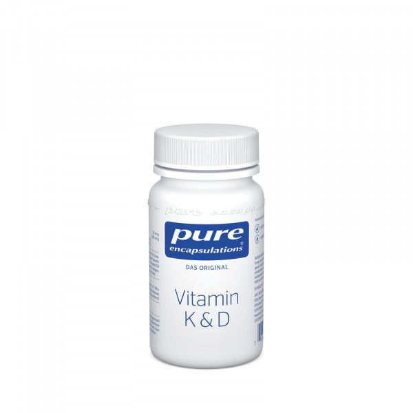 PURE ENCAPSULATIONS Vitamin K & D Kapseln