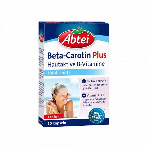 ABTEI Beta-Carotin Plus Hautaktive B-Vitamine Kps.