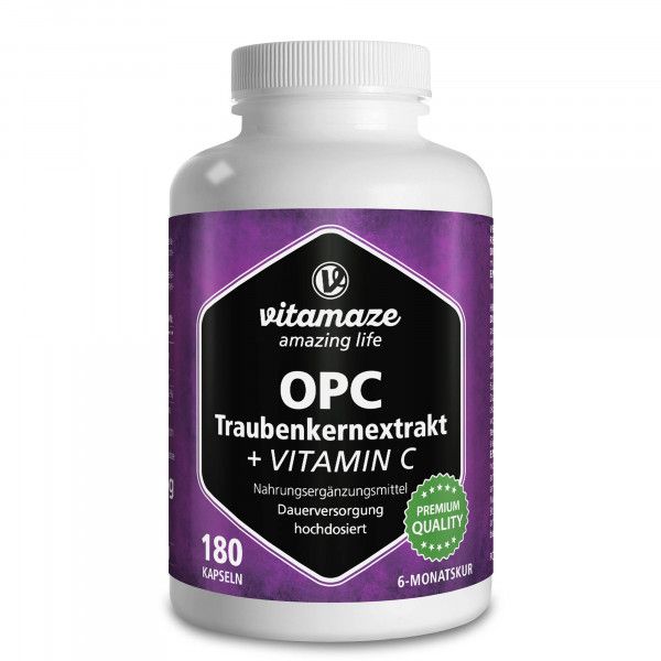 OPC TRAUBENKERNEXTRAKT hochdosiert+Vitamin C Kaps.