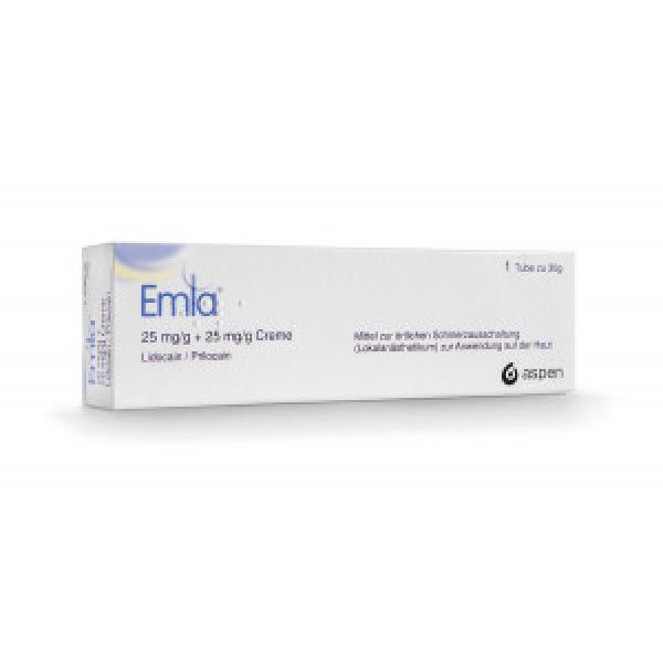 EMLA 25 mg/g + 25 mg/g Creme