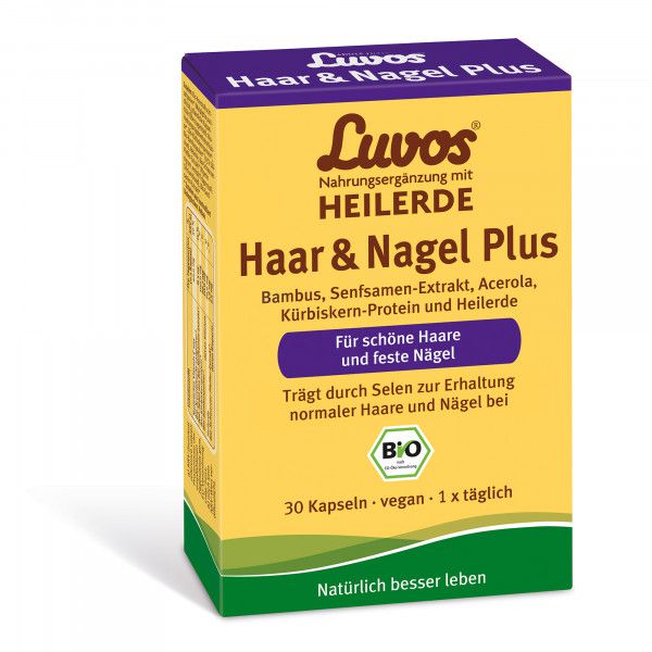 LUVOS Heilerde Bio Haar & Nagel Plus Kapseln