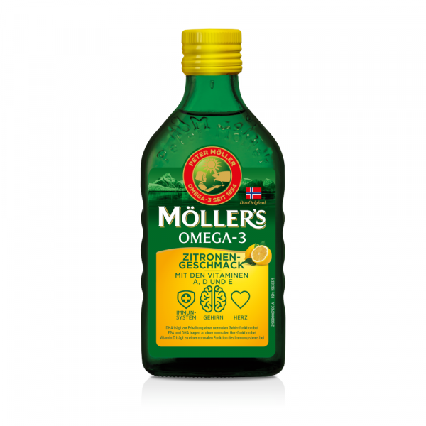 MÖLLER'S Omega-3 Zitronengeschmack Öl