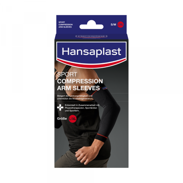 HANSAPLAST Sport Compression Arm-Sleeves Gr.L