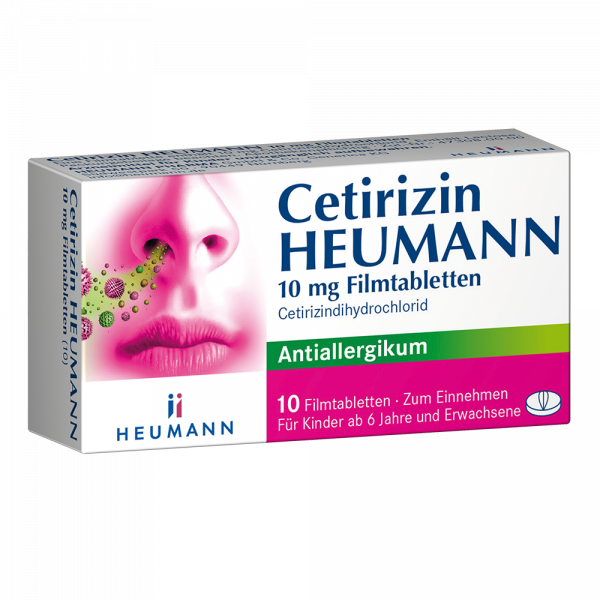 CETIRIZIN Heumann 10 mg Filmtabletten