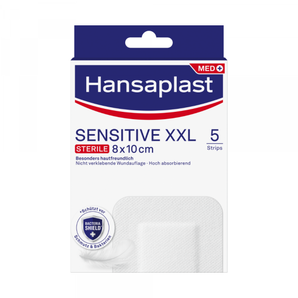 HANSAPLAST Sensitive Wundverband steril 8x10 cm
