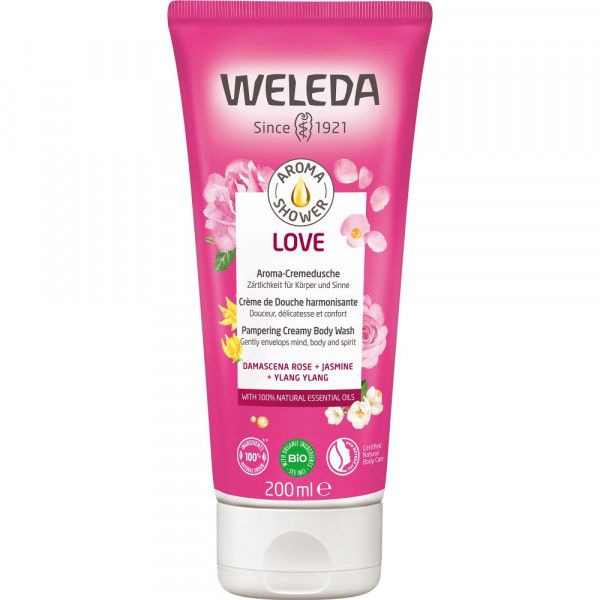 Weleda Love Aroma Cremedusche - mit sanft-blumigem Duft