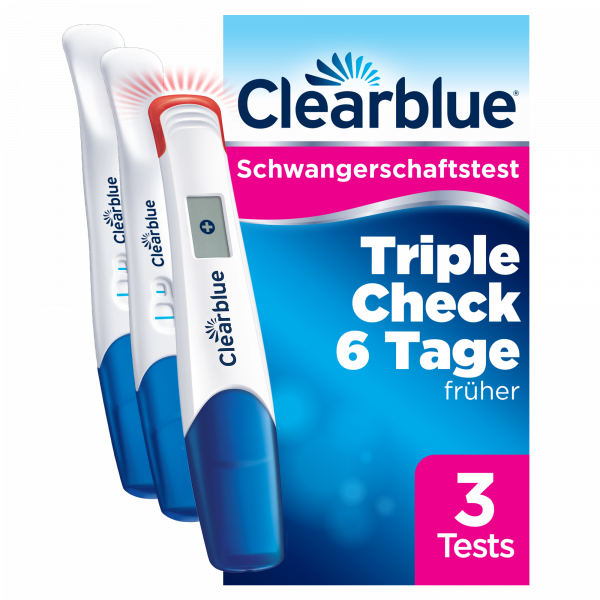 CLEARBLUE Schwangerschaftst.TripleCheck ultra-früh