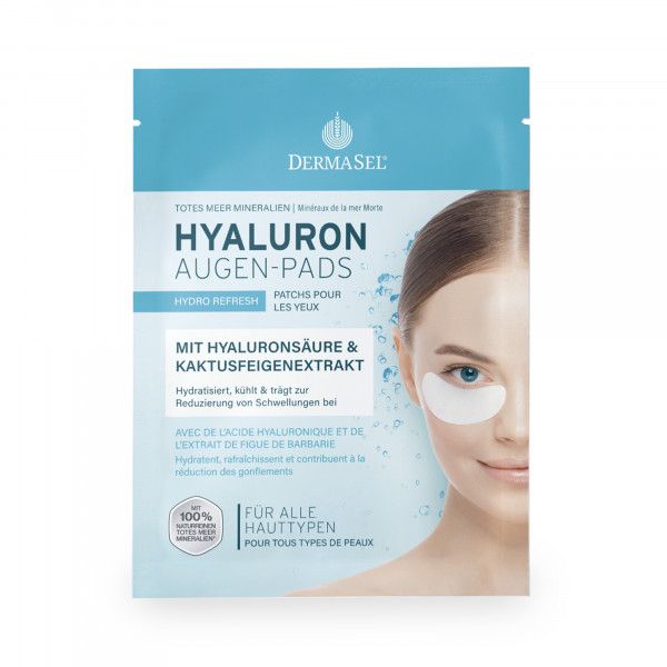 DERMASEL Totes Meer Hyaluron Augen-Pads