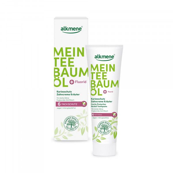 ALKMENE Mein Teebaumöl Kräuter Zahncreme