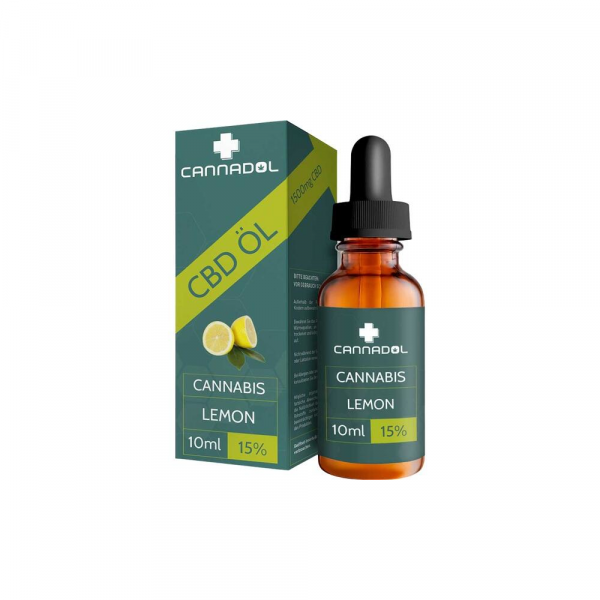 CBD 15% Bio Cannadol Hanfextrakt Lemon Tropfen