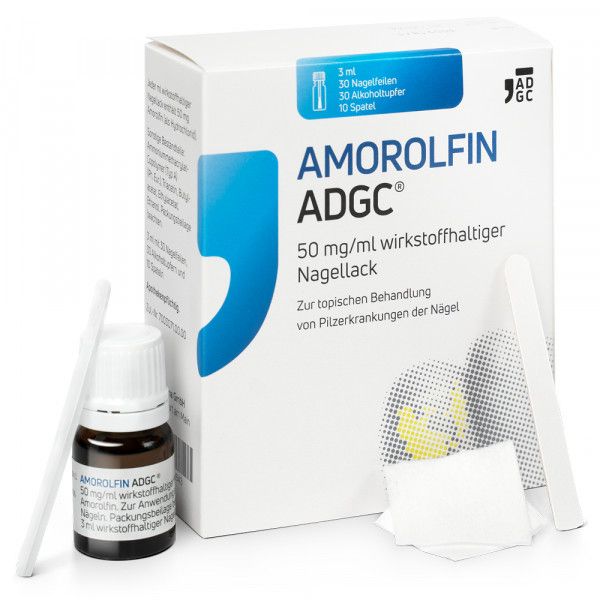 AMOROLFIN ADGC 50 mg/ml wirkstoffhalt.Nagellack