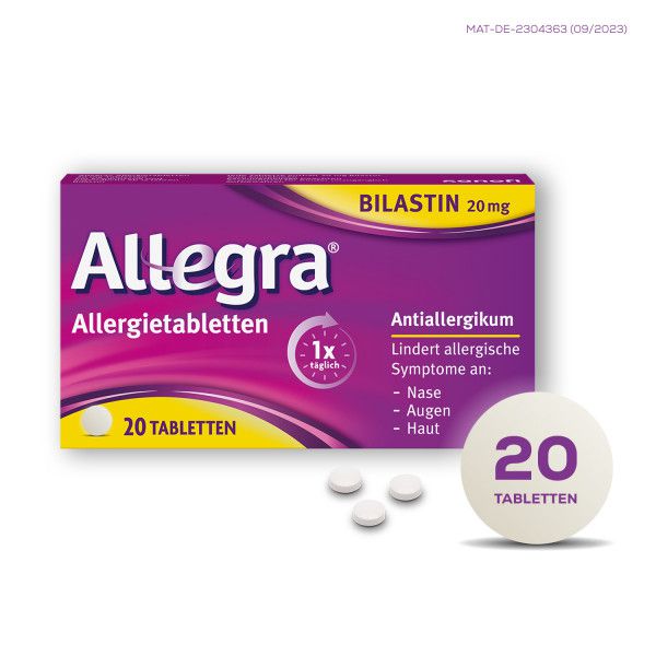 Allegra Allergietabletten - Schnell bei Heuschnupfen