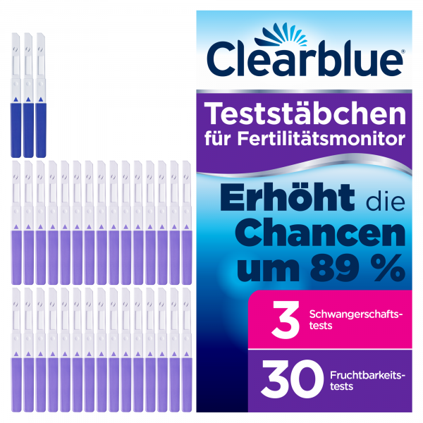 CLEARBLUE Fertilitätsmonitor Teststäbchen 30+3