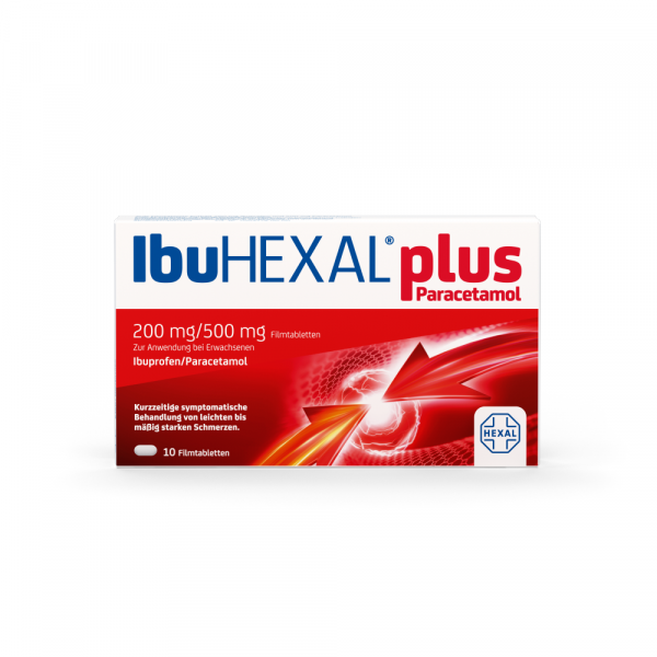 IBUHEXAL plus Paracetamol 200 mg/500 mg Filmtabl.