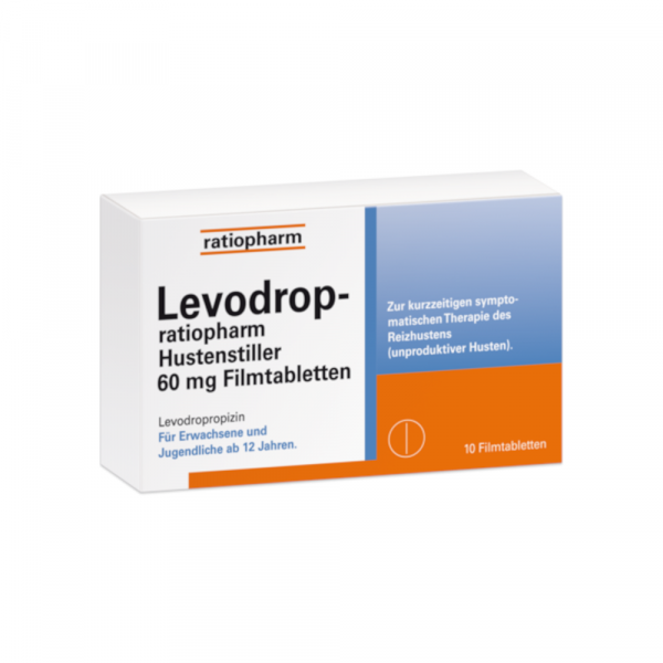 LEVODROP-ratiopharm Hustenstiller 60 mg Filmtabl.