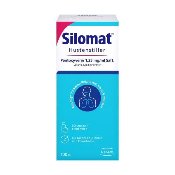 SILOMAT Hustenstiller Pentoxyverin 1,35 mg/ml Saft