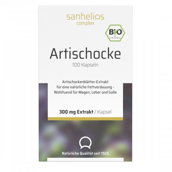 SANHELIOS Bio Artischocke Kapseln