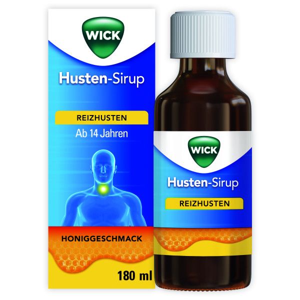 WICK Husten-Sirup gegen Reizhusten mit Honig