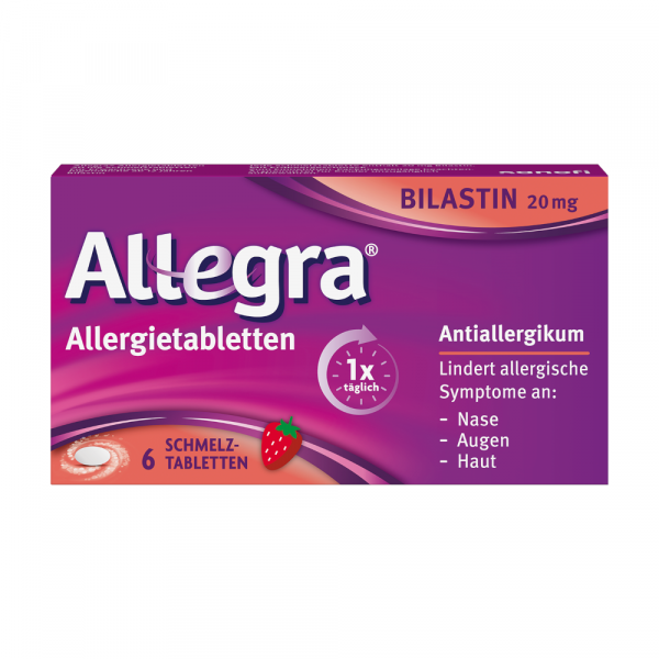 ALLEGRA Allergietabletten 20 mg Schmelztabletten