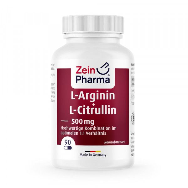 L-ARGININ & L-CITRULLIN 500 mg Kapseln