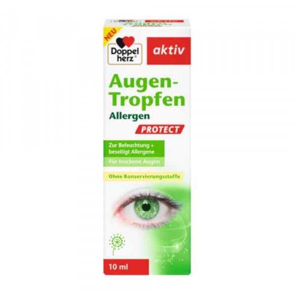 DOPPELHERZ Augen-Tropfen Allergen PROTECT