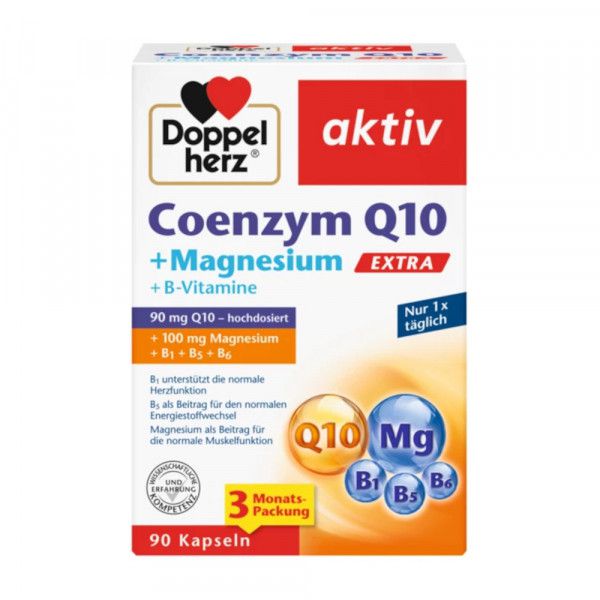 DOPPELHERZ Coenzym Q10 Extra+Magnesium Kapseln