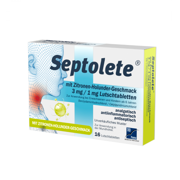 SEPTOLETE m.Zitronen-Holund.Geschm.3mg/1mg Lut.-T.