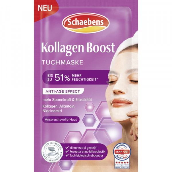 SCHAEBENS Kollagen Boost Tuchmaske