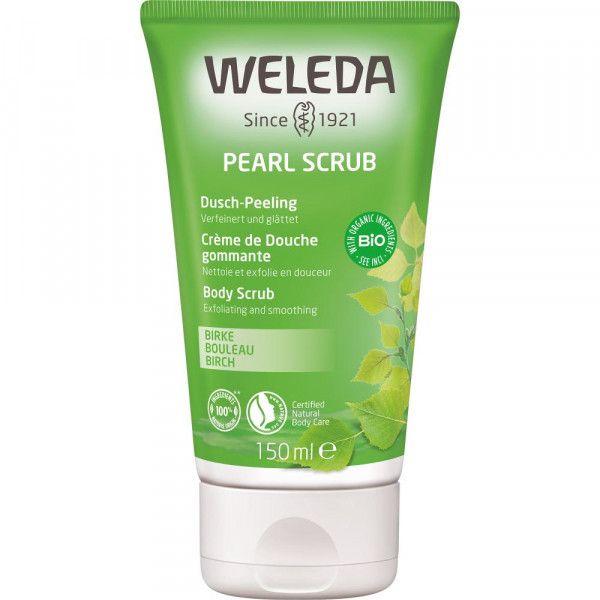 Weleda Pearl Scrub Dusch-Peeling Birke verfeinert & glättet