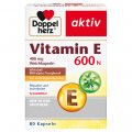 DOPPELHERZ Vitamin E 600 N Weichkapseln