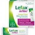 LEFAX intens Lemon Fresh Mikro Granul.250 mg Sim.