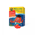 MÖLLER&#039;S Omega-3 Gelee Fisch Erdbeere Kautabletten