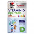 DOPPELHERZ Vitamin D Gel-Tabs family system