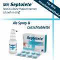 SEPTOLETE mit Eukalyptus-Geschmack 3mg/1mg Lut.-T.