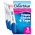 CLEARBLUE Schwangerschaftst.TripleCheck ultra-früh