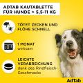 ADTAB 225 mg Kautabletten für Hunde &gt;5,5-11 kg