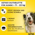 ADTAB 450 mg Kautabletten für Hunde &gt;11-22 kg