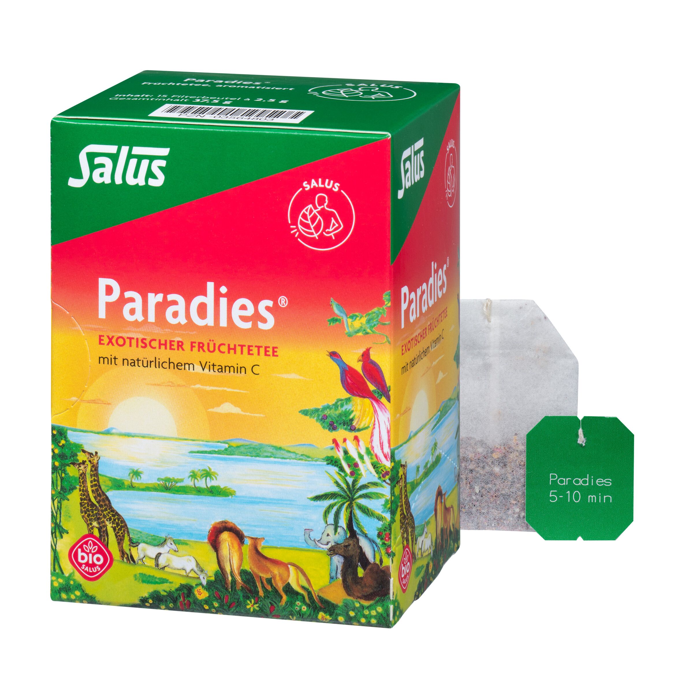 PARADIES Vitamin C-Früchtetee Salus Filterbeutel BIO