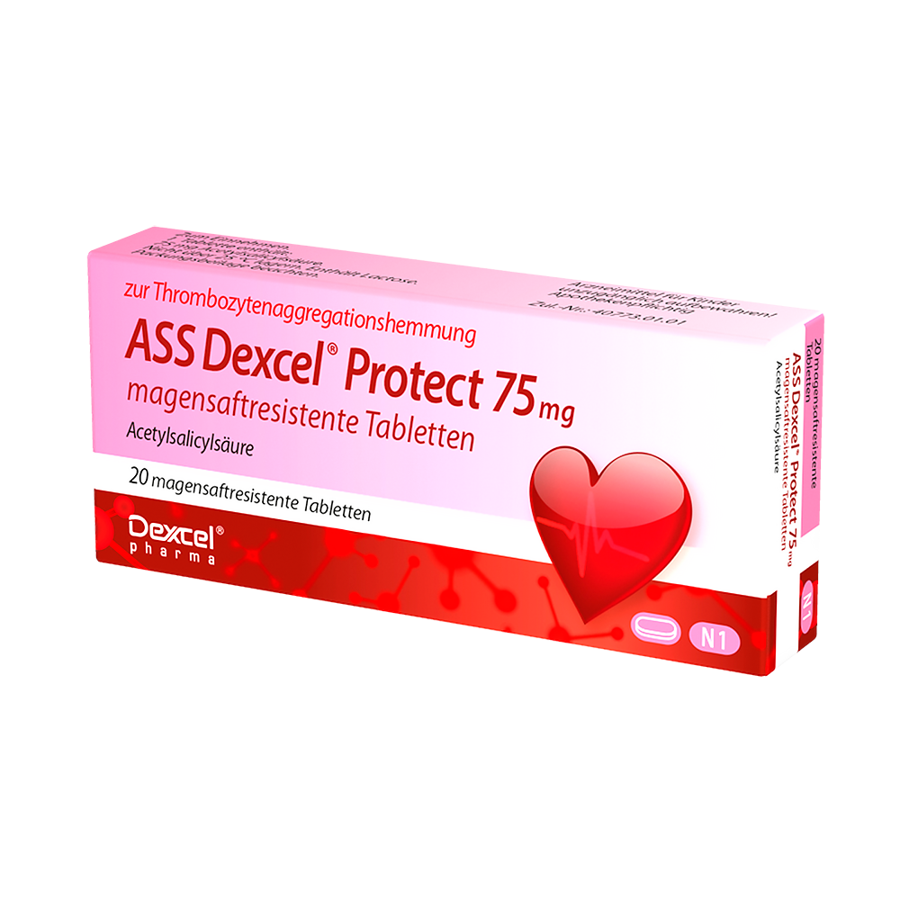 ASS Dexcel Protect 75 mg magensaftres.Tabletten