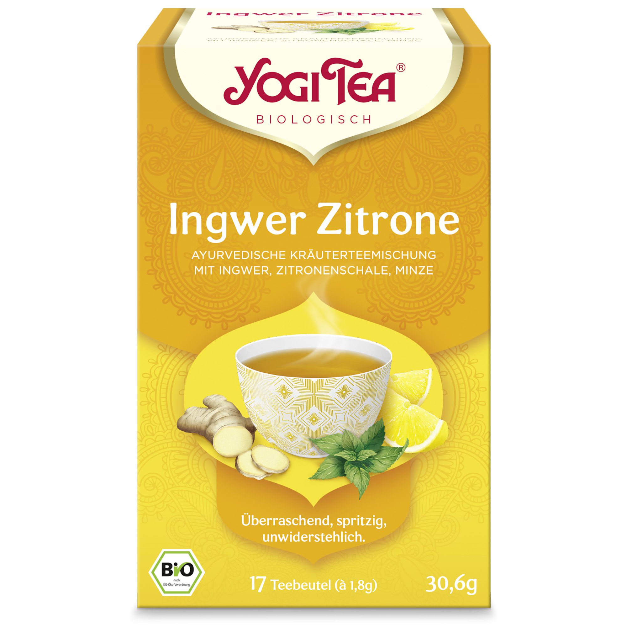 YOGI TEA Ingwer Zitrone Bio Filterbeutel