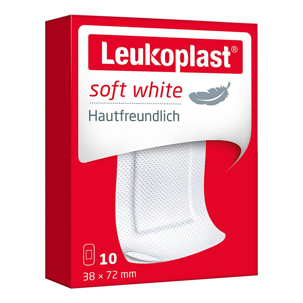 LEUKOPLAST soft white Pflasterstrips 38x72 mm